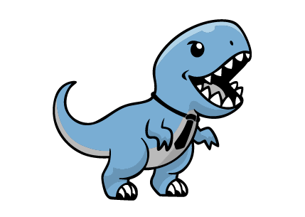 Staffosaurus mascot